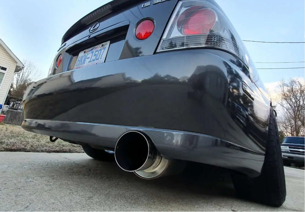 HKS / HI-POWER / AXLE-BACK EXHAUST SYSTEM / STAINLESS STEEL TIP (3203-EX020) *** LEXUS IS300 (2001-2005) 3.0L ENGINE