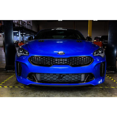 MISHIMOTO / FRONT MOUNT INTERCOOLER KIT / SILVER CORE WITH BLACK CHARGE-PIPES (MMINT-STNGR-18SL) *** KIA STINGER GT (2018-2023) 3.3L TWIN TURBO