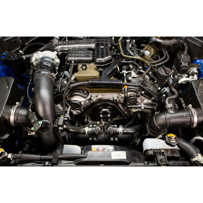 MISHIMOTO / FRONT MOUNT INTERCOOLER KIT / BLACK CORE WITH BLACK CHARGE-PIPES (MMINT-STNGR-18BK) *** KIA STINGER GT (2018-2023) 3.3L TWIN TURBO