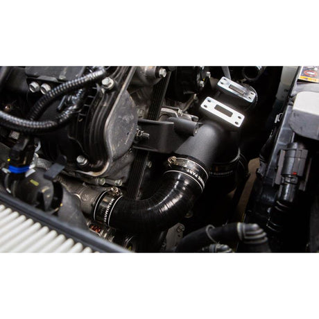 MISHIMOTO / FRONT MOUNT INTERCOOLER KIT / SILVER CORE WITH BLACK CHARGE-PIPES (MMINT-STNGR-18SL) *** KIA STINGER GT (2018-2023) 3.3L TWIN TURBO