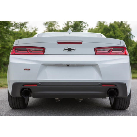 MISHIMOTO / CAT-BACK EXHAUST SYSTEM / DUAL BLACK TIPS (MMEXH-CAM4-16DTPBK) *** CHEVROLET CAMARO (2016-2023) 2.0L TURBO