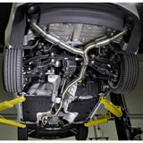 MISHIMOTO / CAT-BACK EXHAUST SYSTEM / DUAL POLISHED TIPS (MMEXH-CAM4-16DTPP) *** CHEVROLET CAMARO (2016-2023) 2.0L TURBO