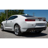MISHIMOTO / CAT-BACK EXHAUST SYSTEM / QUAD POLISHED TIPS (MMEXH-CAM4-16QTPP) *** CHEVROLET CAMARO (2016-2023) 2.0L TURBO