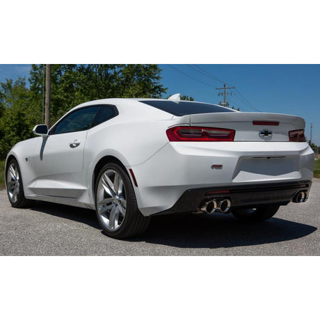 MISHIMOTO / CAT-BACK EXHAUST SYSTEM / QUAD POLISHED TIPS (MMEXH-CAM4-16QTPP) *** CHEVROLET CAMARO (2016-2023) 2.0L TURBO