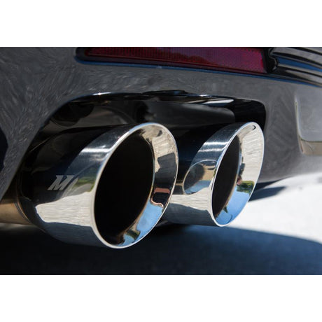MISHIMOTO / CAT-BACK EXHAUST SYSTEM / QUAD POLISHED TIPS (MMEXH-CAM4-16QTPP) *** CHEVROLET CAMARO (2016-2023) 2.0L TURBO