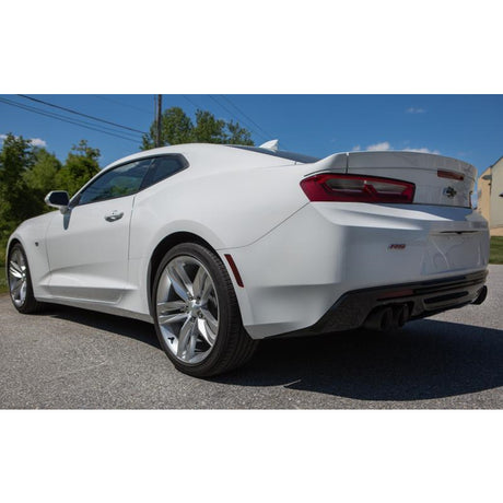 MISHIMOTO / CAT-BACK EXHAUST SYSTEM / QUAD BLACK TIPS (MMEXH-CAM4-16QTPBK) *** CHEVROLET CAMARO (2016-2023) 2.0L TURBO