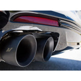 MISHIMOTO / CAT-BACK EXHAUST SYSTEM / QUAD BLACK TIPS (MMEXH-CAM4-16QTPBK) *** CHEVROLET CAMARO (2016-2023) 2.0L TURBO
