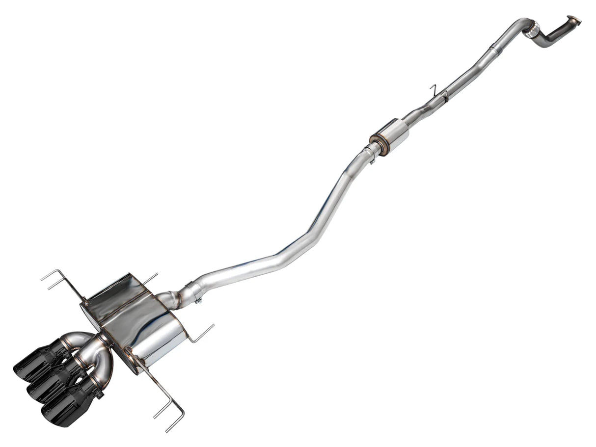 AWE TUNING / TOURING EDITION / CAT-BACK EXHAUST SYSTEM / BLACK TIPS (3015-53287) *** HONDA CIVIC TYPE-R (2023-UP) 2.0L TURBO / FL5