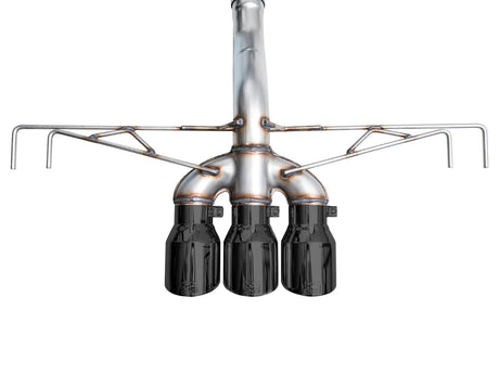 AWE TUNING / TRACK EDITION / CAT-BACK EXHAUST SYSTEM / BLACK TIPS (3020-53287) *** HONDA CIVIC TYPE-R (2023-UP) 2.0L TURBO / FL5