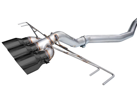 AWE TUNING / TRACK EDITION / CAT-BACK EXHAUST SYSTEM / BLACK TIPS (3020-53287) *** HONDA CIVIC TYPE-R (2023-UP) 2.0L TURBO / FL5