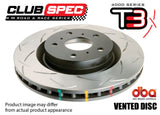 DBA 4000 SERIES / T3 CLUB SPEC / FRONT SLOTTED BRAKE ROTORS / SOLD AS SINGLES (DBA43342S) *** KIA STINGER GT (2018-2023) 3.3L TURBO