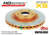 DBA 4000 SERIES / XS GOLD / FRONT DRILLED AND SLOTTED BRAKE ROTORS / SOLD AS SINGLES (DBA42224XS) *** MITSUBISHI LANCER EVO-X (2008-2015) 2.0L TURBO
