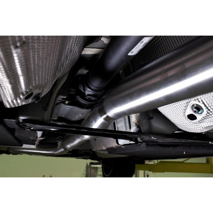 MISHIMOTO / CAT-BACK EXHAUST SYSTEM / DUAL POLISHED TIPS (MMEXH-CAM4-16DTPP) *** CHEVROLET CAMARO (2016-2023) 2.0L TURBO