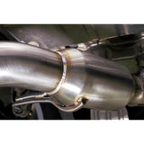 MISHIMOTO / CAT-BACK EXHAUST SYSTEM / DUAL POLISHED TIPS (MMEXH-CAM4-16DTPP) *** CHEVROLET CAMARO (2016-2023) 2.0L TURBO