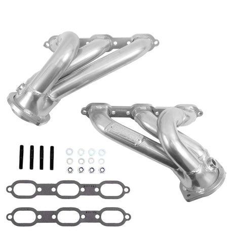 BBK PERFORMANCE / SHORTY STREET PERFORMANCE HEADERS / POLISHED SILVER CERAMIC COATED (40400) *** DODGE CHALLENGER (2008-2010) 3.5L / V6 ENGINE