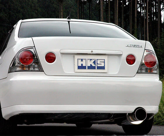 HKS / HI-POWER / AXLE-BACK EXHAUST SYSTEM / STAINLESS STEEL TIP (3203-EX020) *** LEXUS IS300 (2001-2005) 3.0L ENGINE