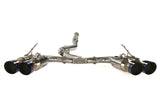 INVIDIA / R400 GEMINI / CAT-BACK EXHAUST SYSTEM / TITANIUM BLUE TIPS (HS08ST5GM4ST) *** SUBARU WRX (2008-2014), SUBARU WRX STI (2008-2014) *** HATCHBACK ONLY