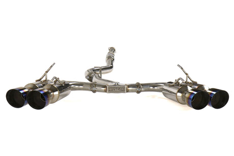 INVIDIA / R400 GEMINI / CAT-BACK EXHAUST SYSTEM / TITANIUM BLUE TIPS (HS08ST5GM4ST) *** SUBARU WRX (2008-2014), SUBARU WRX STI (2008-2014) *** HATCHBACK ONLY