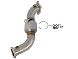 AFE / TWISTED STEEL 3.00 INCH EXHAUST / TURBO DOWN-PIPE WITH HIGH FLOW CAT (48-34126-HC) *** CADILLAC ATS (2013-2019), CHEVROLET CAMARO (2016-2023) 2.0L TURBO