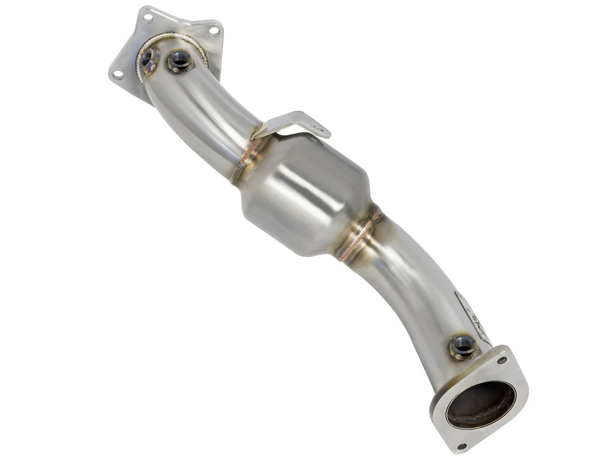 AFE / TWISTED STEEL 3.00 INCH EXHAUST / TURBO DOWN-PIPE WITH HIGH FLOW CAT (48-34126-HC) *** CADILLAC ATS (2013-2019), CHEVROLET CAMARO (2016-2023) 2.0L TURBO