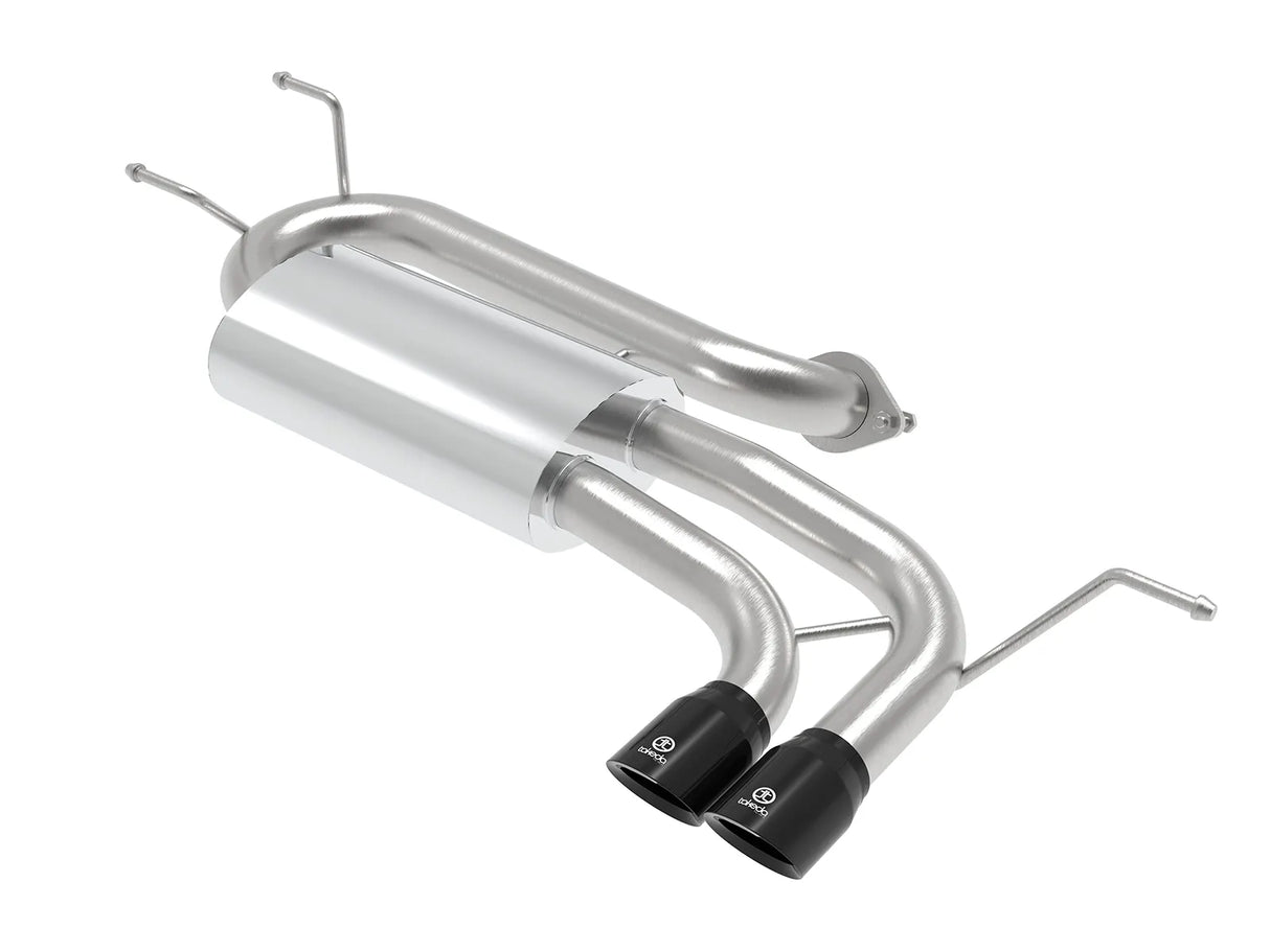 AFE / TAKEDA / AXLE-BACK EXHAUST SYSTEM / BLACK TIPS (49-37004-B) *** MAZDA MX5 MIATA (2016-2026) 2.0L ENGINE