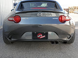 AFE / TAKEDA / AXLE-BACK EXHAUST SYSTEM / POLISHED TIPS (49-37004-P) *** MAZDA MX5 MIATA (2016-2026) 2.0L ENGINE