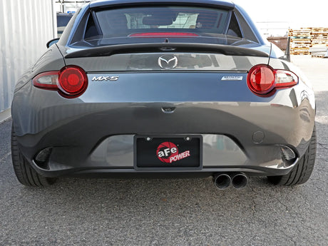 AFE / TAKEDA / AXLE-BACK EXHAUST SYSTEM / POLISHED TIPS (49-37004-P) *** MAZDA MX5 MIATA (2016-2026) 2.0L ENGINE