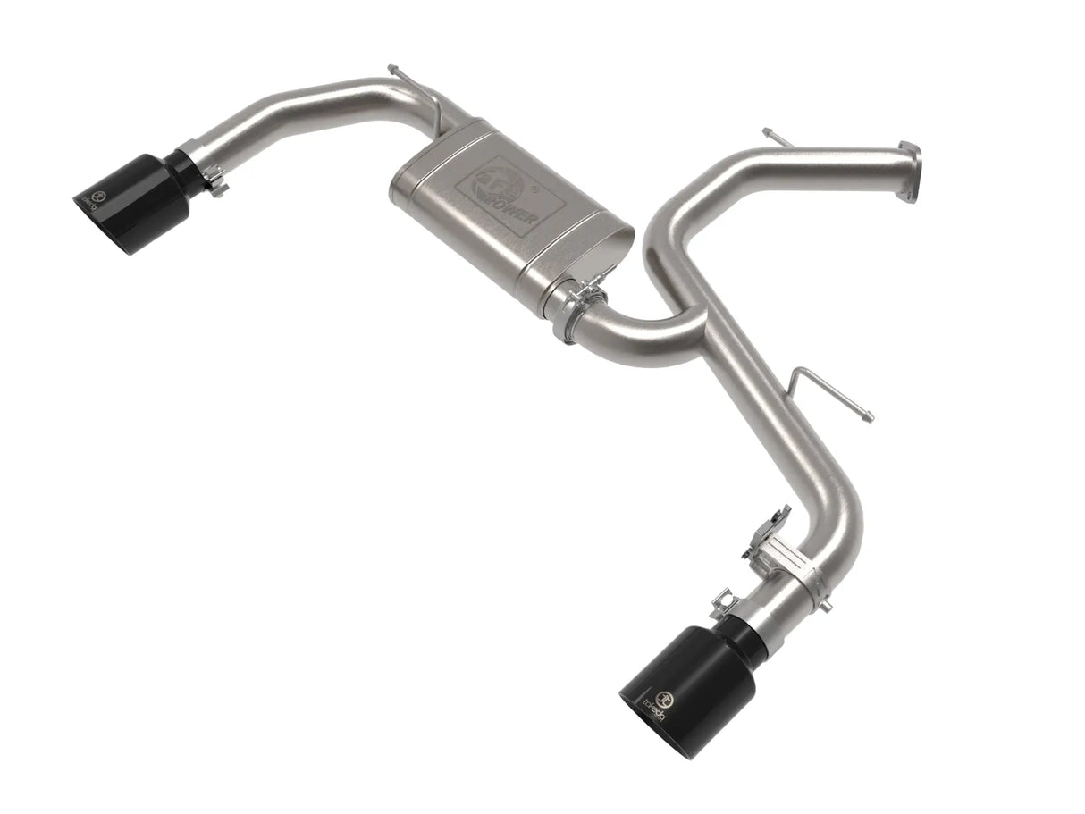 AFE / CAT-BACK EXHAUST SYSTEM / BLACK TIPS (49-37028-B) *** HYUNDAI ELANTRA-N (2022-2025) 2.0L TURBO