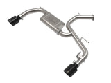 AFE / AXLE-BACK EXHAUST SYSTEM / BLACK TIPS (49-37027-B) *** HYUNDAI ELANTRA-N (2022-2025) 2.0L TURBO