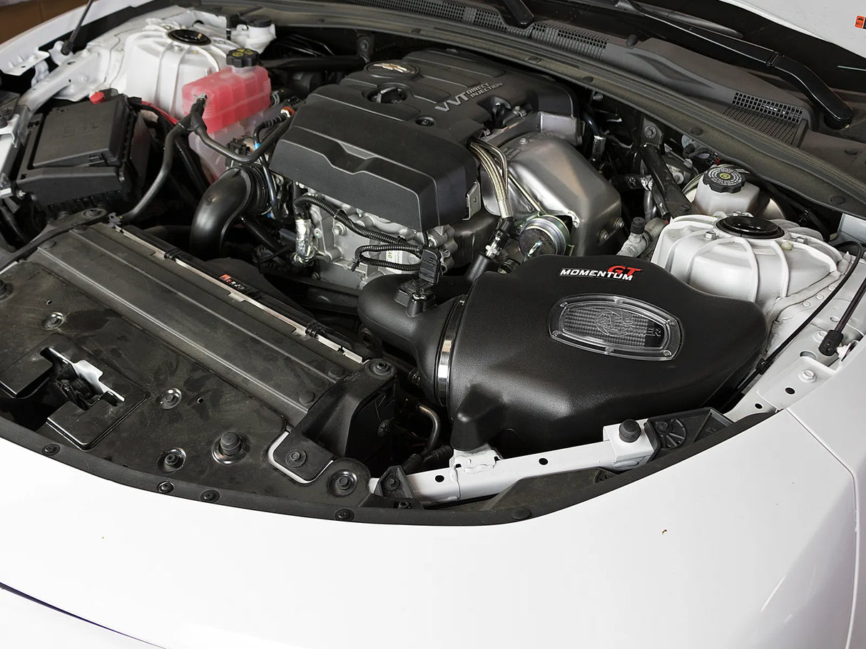 AFE / MOMENTUM GT / COLD AIR INTAKE SYSTEM / PRO-DRY-S FILTER (51-74212) *** CHEVROLET CAMARO (2016-2023) 2.0L TURBO