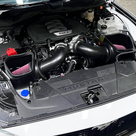 JLT / COLD AIR INTAKE SYSTEM / BLACK PIPING (CAI-75-5200) *** FORD MUSTANG GT (2024-2026), FORD MUSTANG DARK HORSE (2024-2026) 5.0L / V8 ENGINE