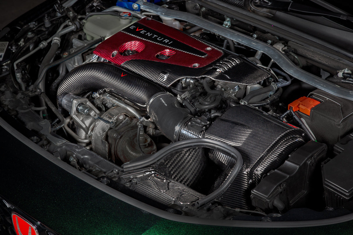 EVENTURI / CARBON FIBER / COLD AIR INTAKE SYSTEM (EVE-FL5-CF-INT) *** HONDA CIVIC TYPE-R (2023-2026) 2.0L TURBO / FL5
