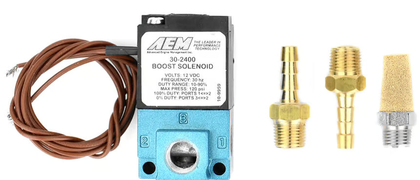AEM / 3-PORT EBC / ELECTRONIC BOOST CONTROL SOLENOID (30-2400)