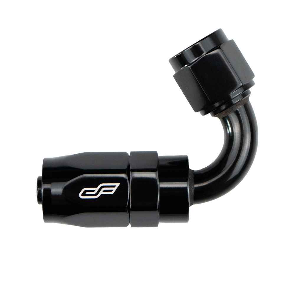 -08 AN 120 Degree Female Aluminum Hose End Fitting