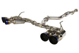 INVIDIA / R400 GEMINI / CAT-BACK EXHAUST SYSTEM / TITANIUM BLUE TIPS (HS08ST5GM4ST) *** SUBARU WRX (2008-2014), SUBARU WRX STI (2008-2014) *** HATCHBACK ONLY