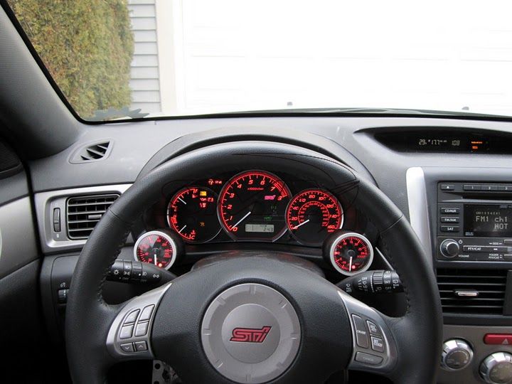 SMY PERFORMANCE / DUAL POD / GAUGE CLUSTER BEZEL (SMY-CLSTR-11) *** SUBARU WRX / WRX STI (2011-2014)