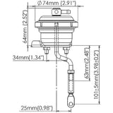 TURBOSMART / INTERNAL WASTEGATE ACTUATOR / FOR GARRETT GT2860RS DISCO PATATO / 7 PSI (TS-0625-1072)