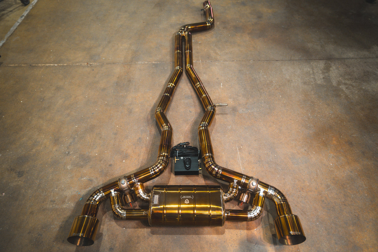 VALVETRONIC DESIGNS / VALVED SPORT EXHAUST SYSTEM (TOY.A90.VSES.BR) *** TOYOTA SUPRA (2020-2025) 3.0L TURBO / A90 / A91