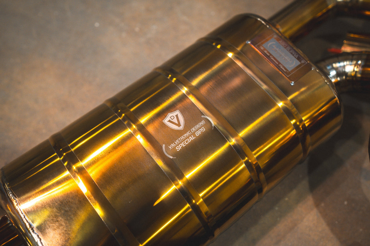 VALVETRONIC DESIGNS / VALVED SPORT EXHAUST SYSTEM (TOY.A90.VSES.BR) *** TOYOTA SUPRA (2020-2025) 3.0L TURBO / A90 / A91