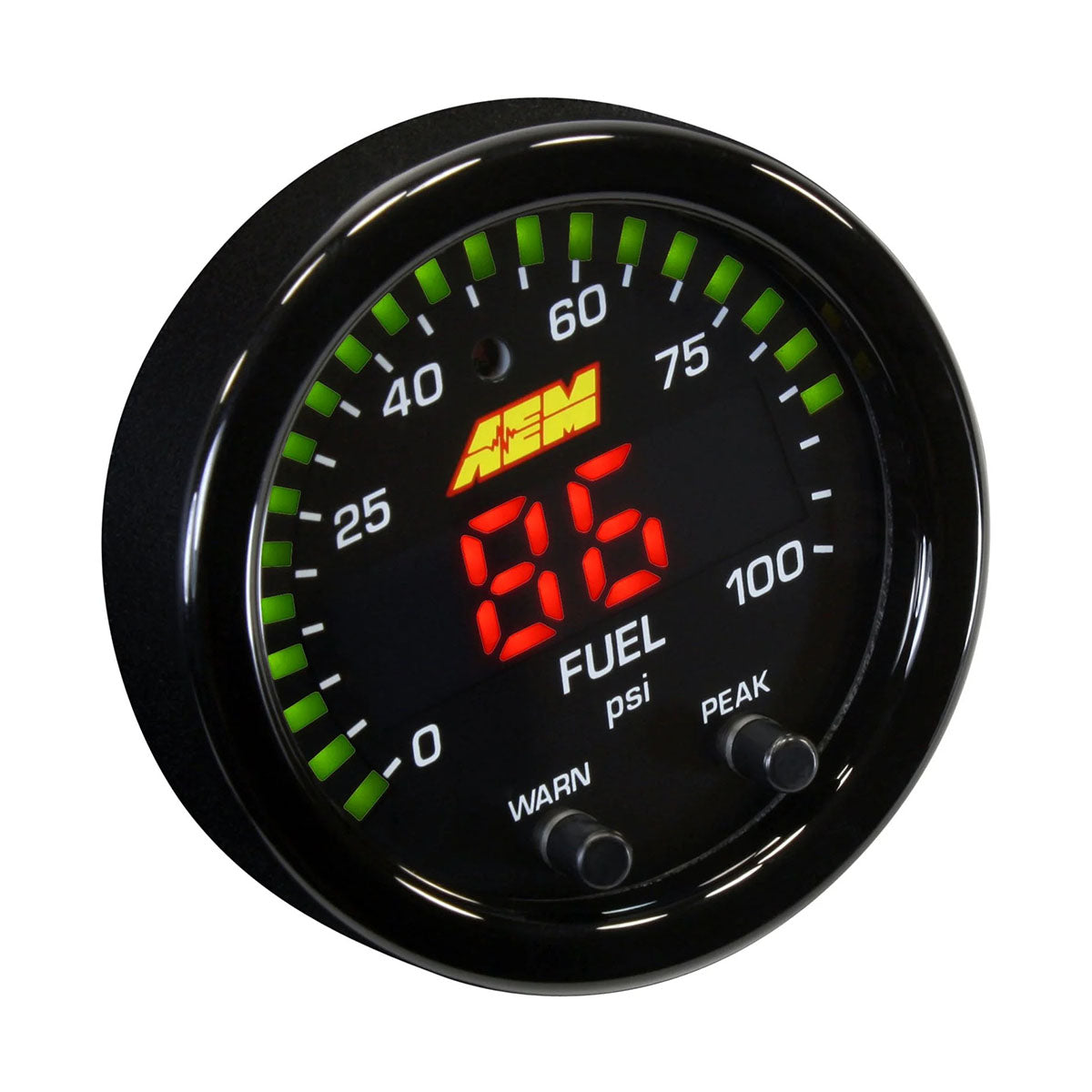 AEM / X-SERIES / OIL PRESSURE GAUGE KIT / INCLUDE SENSOR (30-0301) *** 0-100 PSI RANGE