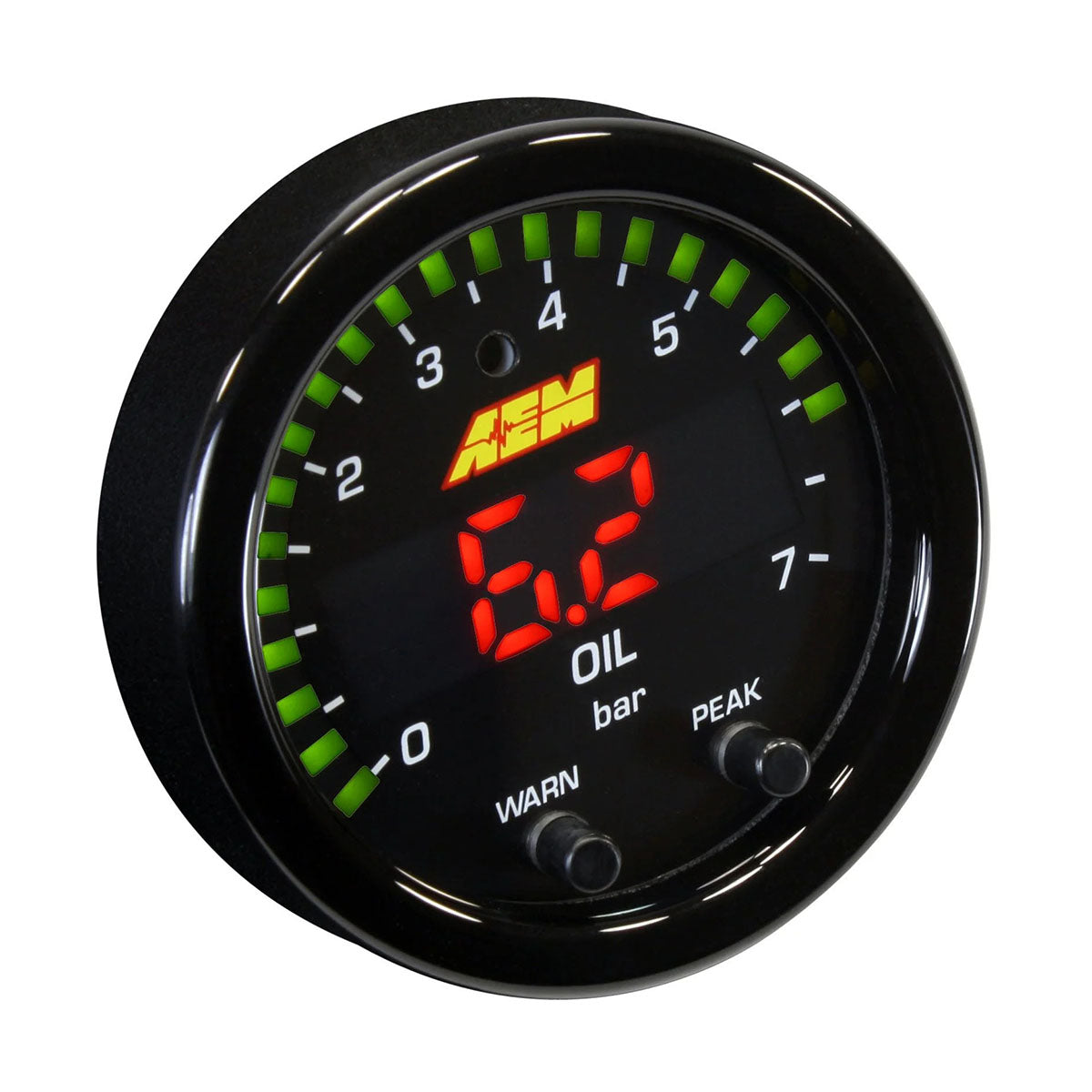 AEM / X-SERIES / OIL PRESSURE GAUGE KIT / INCLUDE SENSOR (30-0301) *** 0-100 PSI RANGE