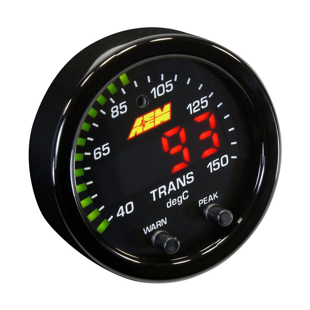 AEM / X-SERIES / TRANSMISSION TEMPERATURE GAUGE KIT / INCLUDE SENSOR (30-0302) *** 100F-300F / 40C-150C RANGE