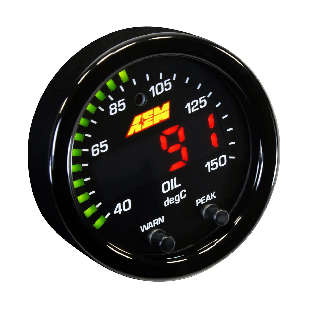 AEM / X-SERIES / TRANSMISSION TEMPERATURE GAUGE KIT / INCLUDE SENSOR (30-0302) *** 100F-300F / 40C-150C RANGE