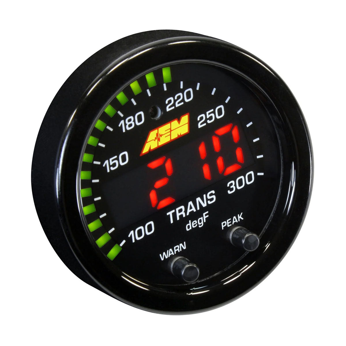 AEM / X-SERIES / OIL TEMPERATURE GAUGE KIT / INCLUDE SENSOR (30-0302) *** 100F-300F / 40C-150C RANGE