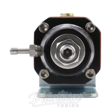 AEROMOTIVE / FUEL PRESSURE REGULATOR / COMPACT EFI (13129) *** BLACK TOP / SILVER BASE / -6 ORB INLET / -6 ORB OUTLET / -6 ORB RETURN