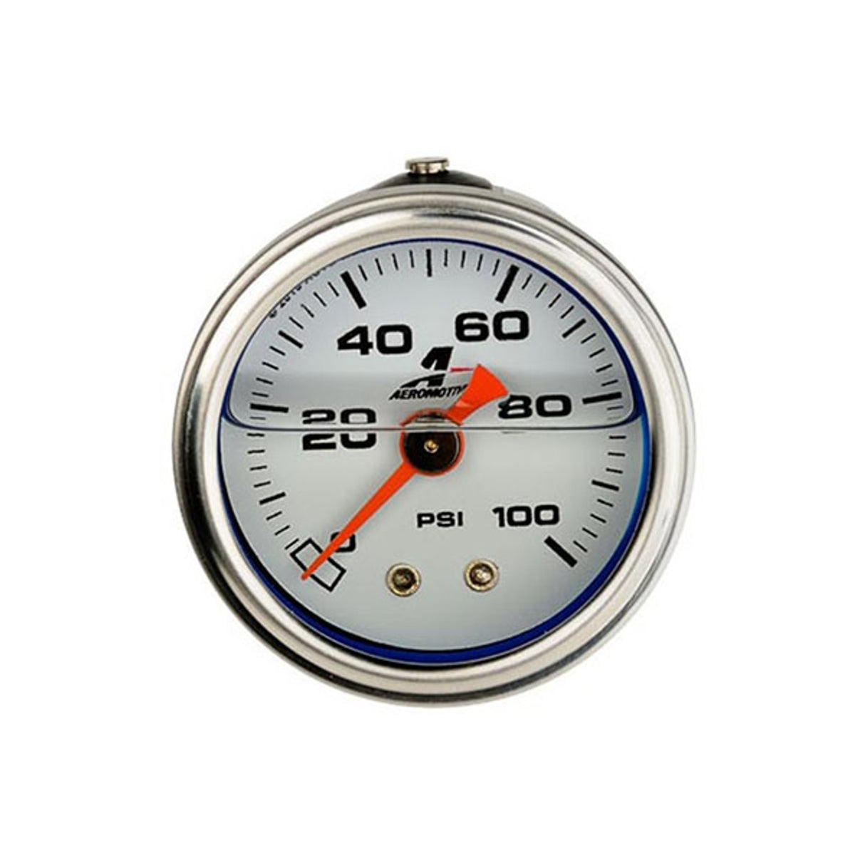 AEROMOTIVE / FUEL PRESSURE GAUGE / LIQUID FILLED / 0-100 PSI RANGE (15633)