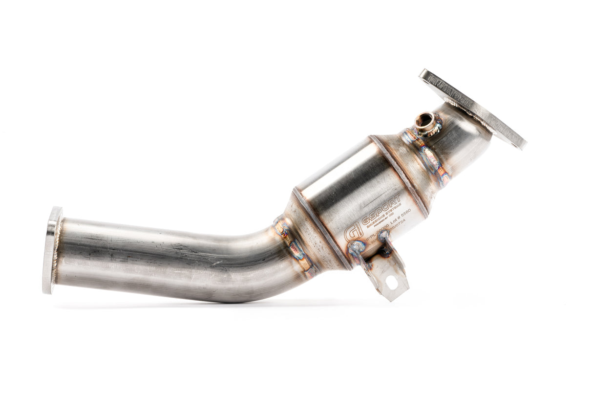 AMS PERFORMANCE / EXHAUST LOWER DOWN-PIPE / STREET SPEC / WITH GESI CATS (AMS.53.05.0001-2) *** INFINITI Q50 (2016-2024), INFINITI Q60 (2017-2022), NISSAN Z (2023-2026) 3.0L TWIN TURBO