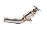 AMS PERFORMANCE / EXHAUST LOWER DOWN-PIPE / STREET SPEC / WITH GESI CATS (AMS.53.05.0001-2) *** INFINITI Q50 (2016-2024), INFINITI Q60 (2017-2022), NISSAN Z (2023-2026) 3.0L TWIN TURBO
