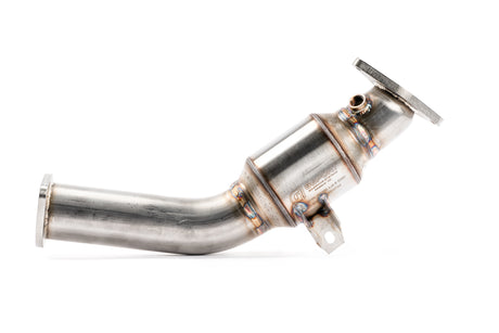AMS PERFORMANCE / EXHAUST LOWER DOWN-PIPE / STREET SPEC / WITH GESI CATS (AMS.53.05.0001-2) *** INFINITI Q50 (2016-2024), INFINITI Q60 (2017-2022), NISSAN Z (2023-2026) 3.0L TWIN TURBO