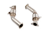 AMS PERFORMANCE / EXHAUST LOWER DOWN-PIPE / STREET SPEC / WITH GESI CATS (AMS.53.05.0001-2) *** INFINITI Q50 (2016-2024), INFINITI Q60 (2017-2022), NISSAN Z (2023-2026) 3.0L TWIN TURBO